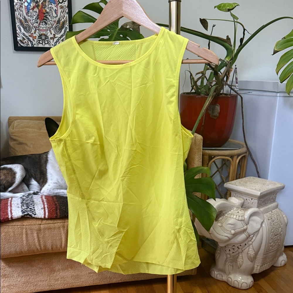 Lululemon Athletica Sunny Yellow Tank Top